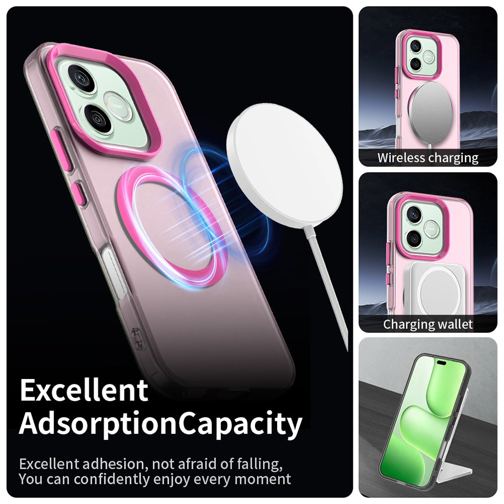 MagSafe-Hülle für Honor 600 Pro / 600, Techsuit, CandyCase, Rosa