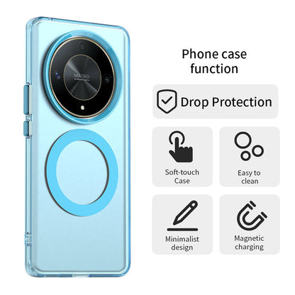MagSafe-Hülle für Honor Magic6 Lite, Techsuit, CandyCase, Blau