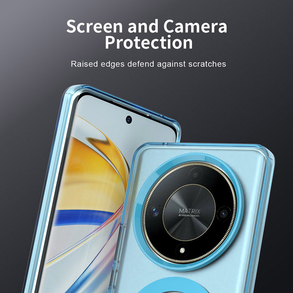 MagSafe-Hülle für Honor Magic6 Lite, Techsuit, CandyCase, Blau