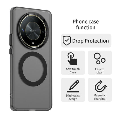 MagSafe-Hülle für Honor Magic6 Lite, Techsuit, CandyCase, Schwarz