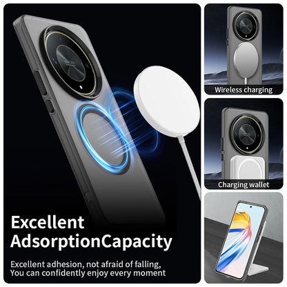 MagSafe-Hülle für Honor Magic6 Lite, Techsuit, CandyCase, Schwarz