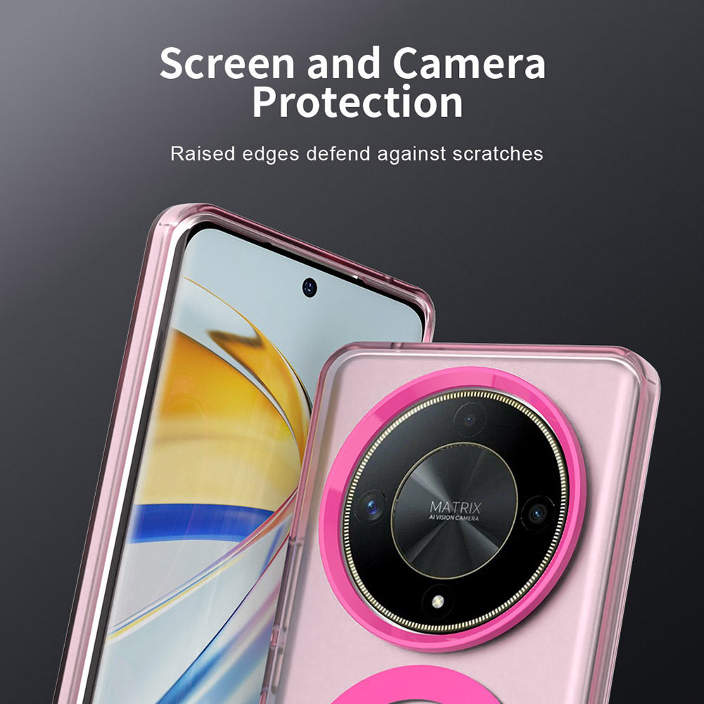 MagSafe-Hülle für Honor Magic6 Lite, Techsuit, CandyCase, Rosa