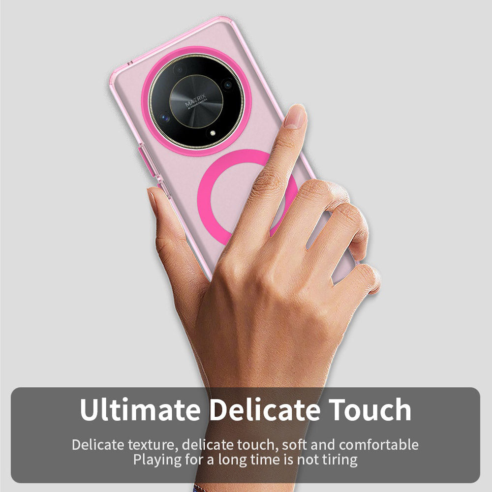 MagSafe-Hülle für Honor Magic6 Lite, Techsuit, CandyCase, Rosa