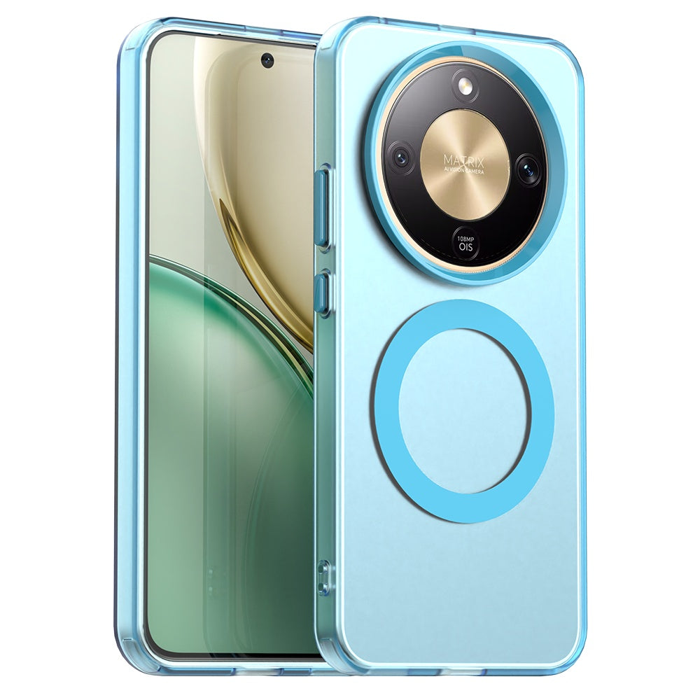 MagSafe Hülle für Honor Magic8 Lite, Techsuit, CandyCase, Blau