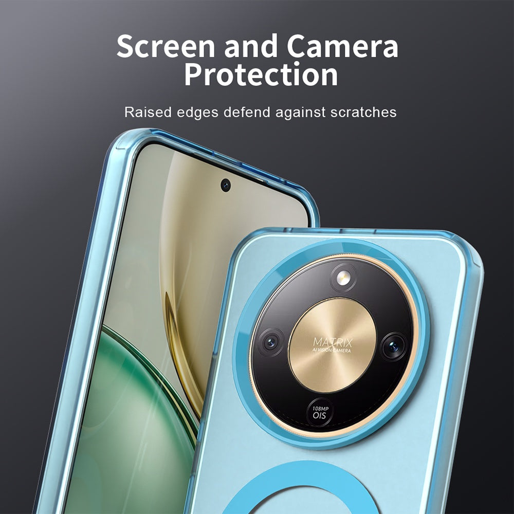 MagSafe Hülle für Honor Magic8 Lite, Techsuit, CandyCase, Blau