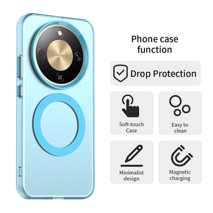 MagSafe Hülle für Honor Magic8 Lite, Techsuit, CandyCase, Blau
