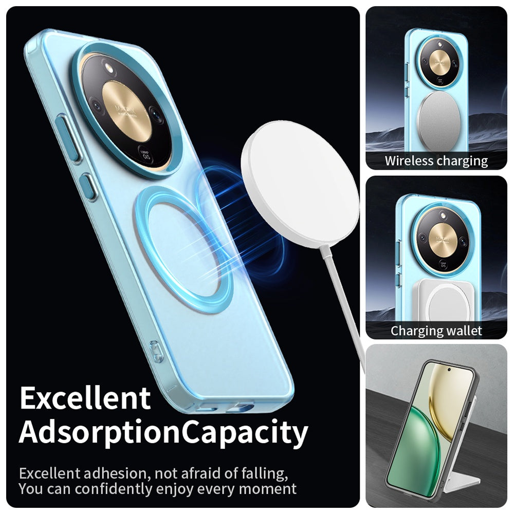 MagSafe Hülle für Honor Magic8 Lite, Techsuit, CandyCase, Blau