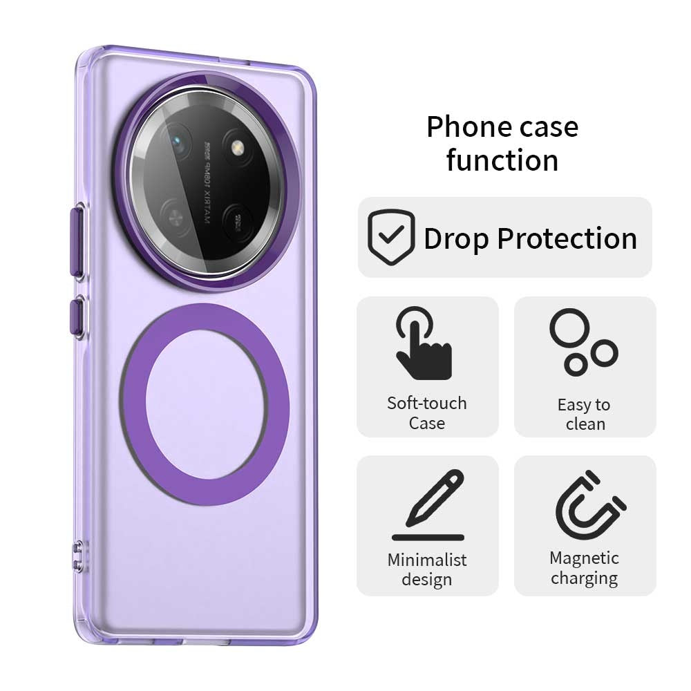 MagSafe Case for Honor X9c / Magic7 Lite, Techsuit, CandyCase, Purple