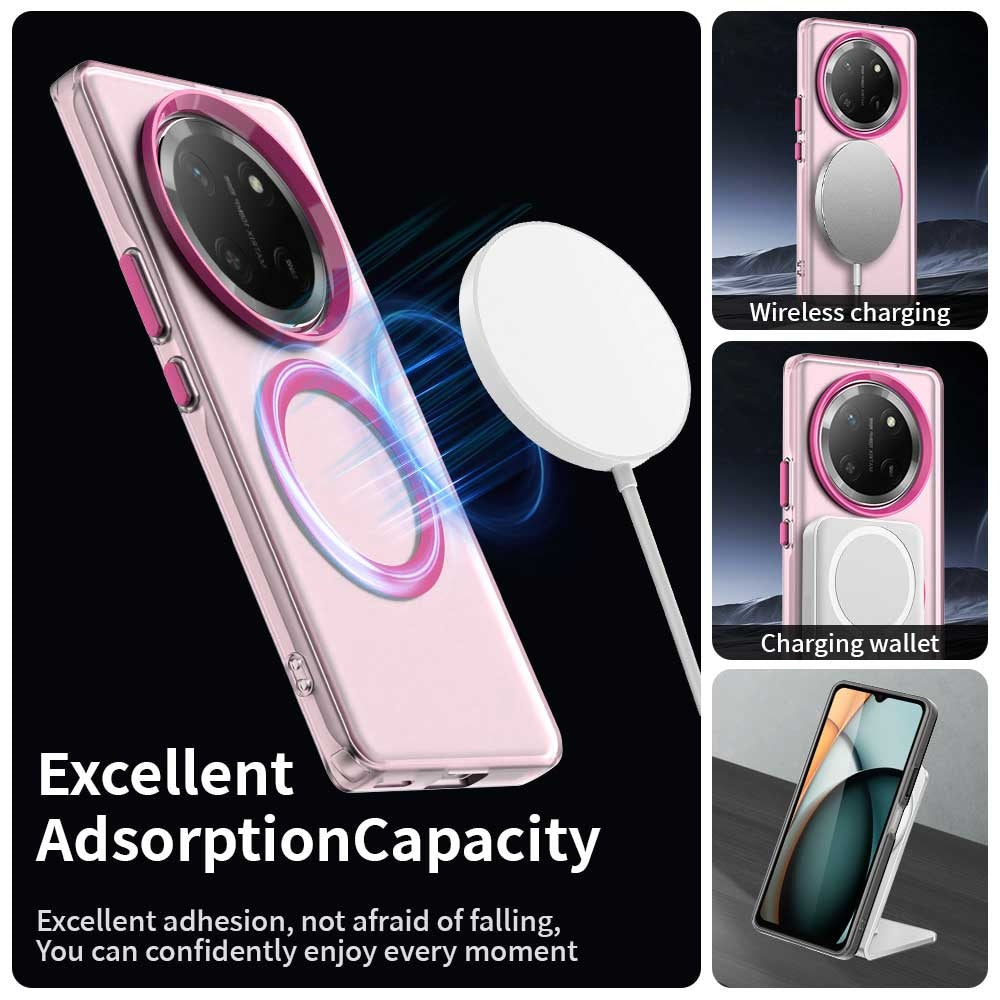 MagSafe Case for Honor X9c / Magic7 Lite, Techsuit, CandyCase, Pink