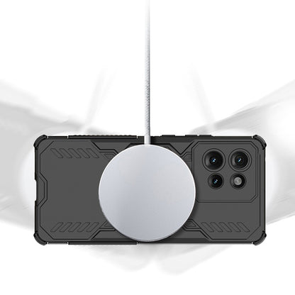MagSafe-Hülle für Motorola Edge 50 Fusion, Techsuit, ArmorMag, Schwarz