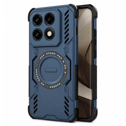 MagSafe Case for Motorola Edge 70 Pro, Techsuit, ArmorMag, Blue