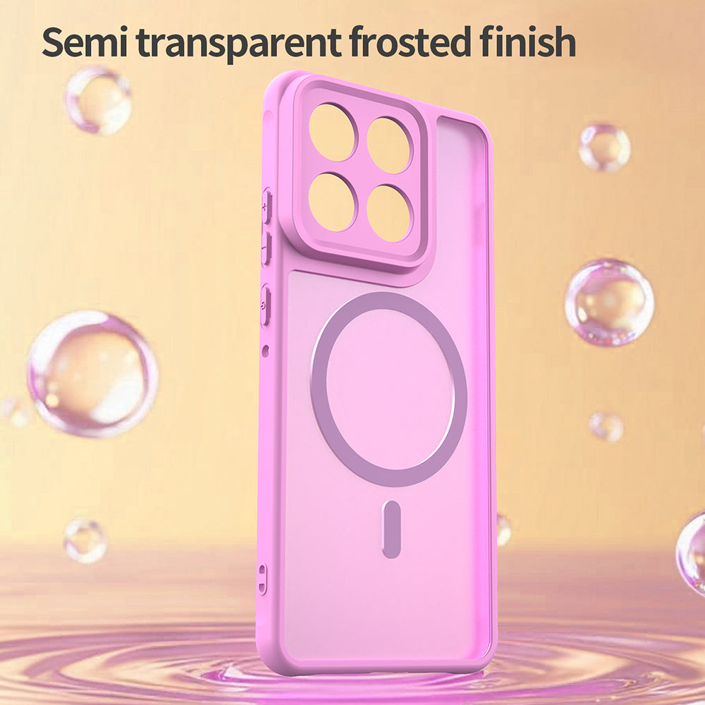 MagSafe Hülle für Motorola Edge 70, Techsuit, HaloFrost II, Rosa