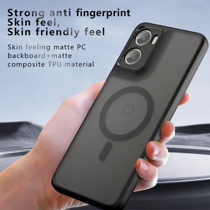 MagSafe Hülle für Motorola Moto G06, Techsuit, PureFrost, Satinschwarz