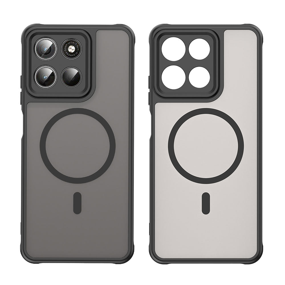 MagSafe-Hülle für Motorola Moto G47 / G37 Power / G37, Techsuit, HaloFrost II, Schwarz