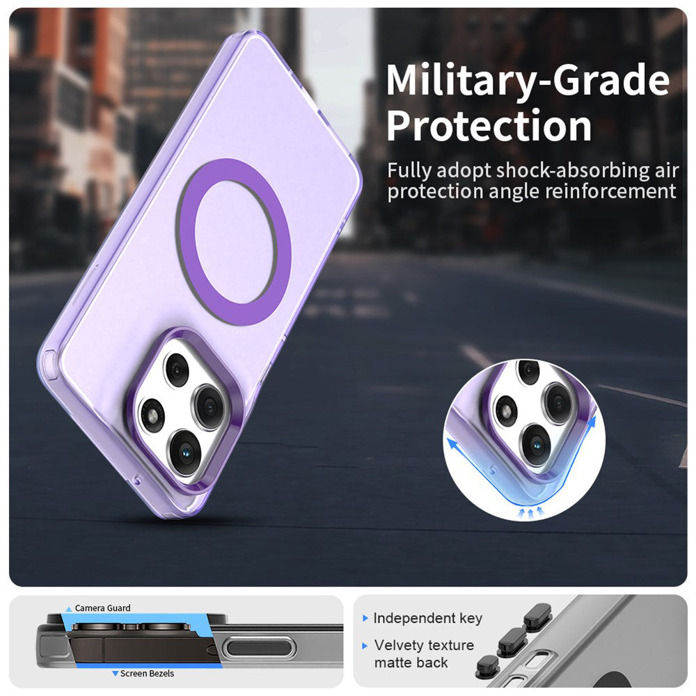MagSafe Case for Motorola Moto G86, Techsuit, CandyCase, Purple