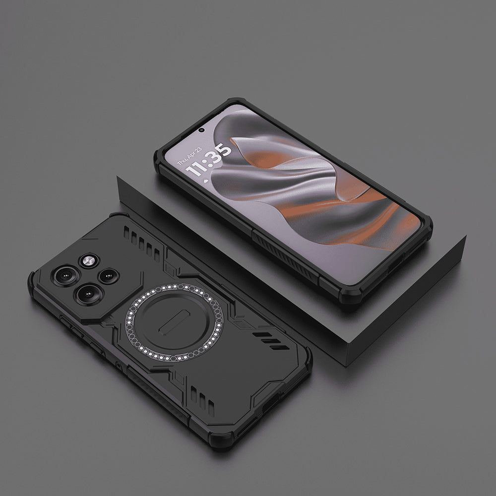 MagSafe-Hülle für Motorola ThinkPhone 25 / Edge 50 Neo, Techsuit, ArmorMag, Schwarz