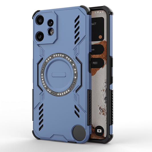 MagSafe-Hülle für Nothing CMF Phone 2 Pro, Techsuit, ArmorMag, Blau