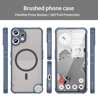 MagSafe-Hülle für Nothing CMF Phone 2 Pro, Techsuit, HaloFrost II, Marineblau