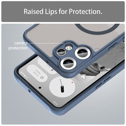 MagSafe-Hülle für Nothing CMF Phone 2 Pro, Techsuit, HaloFrost II, Marineblau
