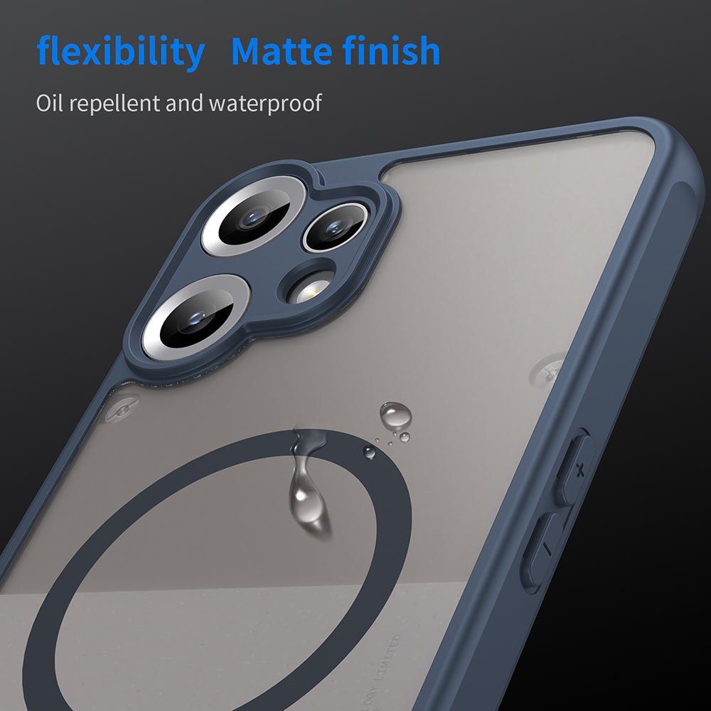 MagSafe-Hülle für Nothing CMF Phone 2 Pro, Techsuit, HaloFrost II, Marineblau