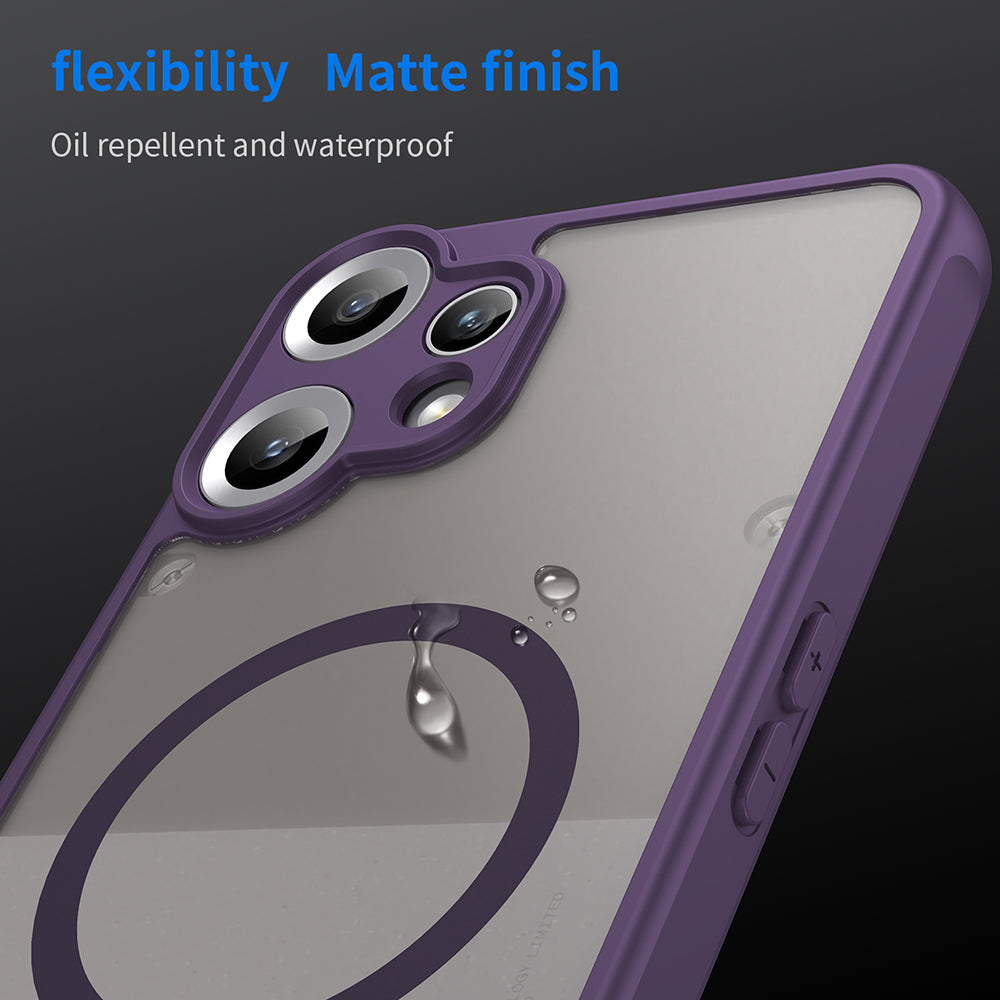 MagSafe-Hülle für Nothing CMF Phone 2 Pro, Techsuit, HaloFrost II, Lila
