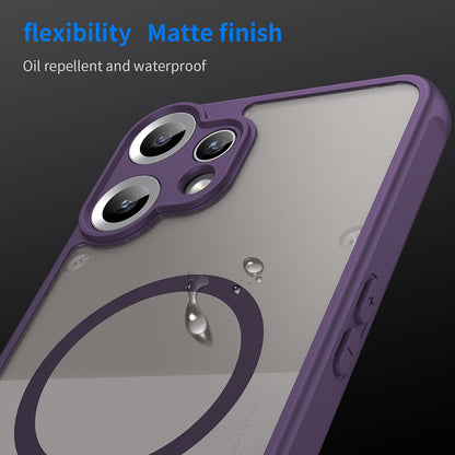MagSafe-Hülle für Nothing CMF Phone 2 Pro, Techsuit, HaloFrost II, Lila