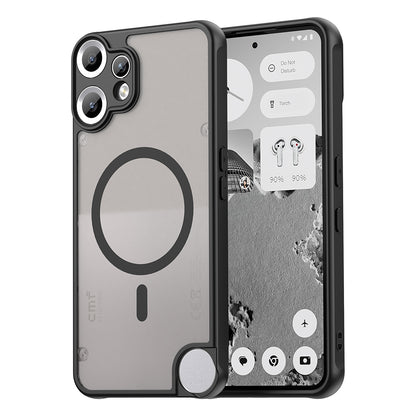 MagSafe-Hülle für Nothing CMF Phone 2 Pro, Techsuit, HaloFrost II, Schwarz
