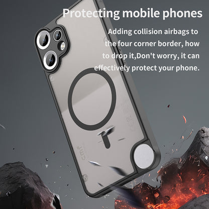 MagSafe-Hülle für Nothing CMF Phone 2 Pro, Techsuit, HaloFrost II, Schwarz
