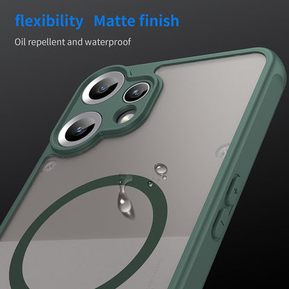 MagSafe-Hülle für Nothing CMF Phone 2 Pro, Techsuit, HaloFrost II, Grün