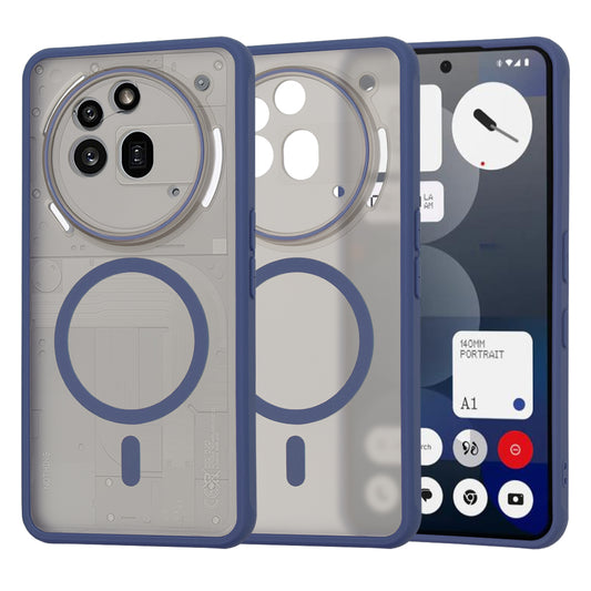 MagSafe-Hülle für Nothing Phone (3a) Pro, Techsuit, HaloFrost, Marineblau