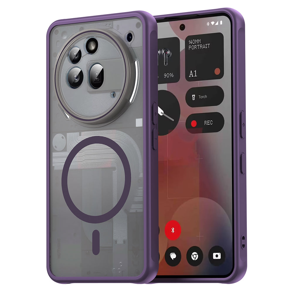 MagSafe Case for Nothing Phone (3a) Pro, Techsuit, HaloFrost II, Purple