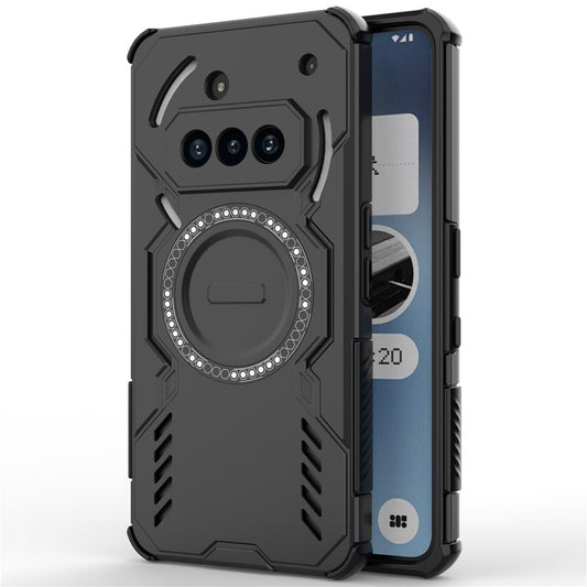 MagSafe-Hülle für Nothing Phone (3a), Techsuit, ArmorMag, Schwarz