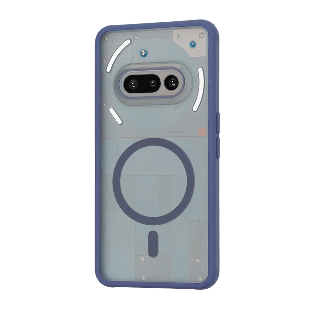MagSafe-Hülle für Nothing Phone (3a), Techsuit, HaloFrost, Marineblau