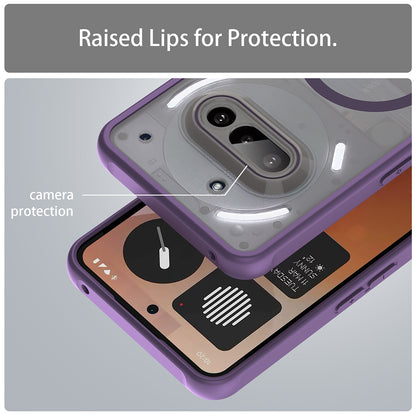 MagSafe-Hülle für Nothing Phone (3a), Techsuit, HaloFrost II, Lila