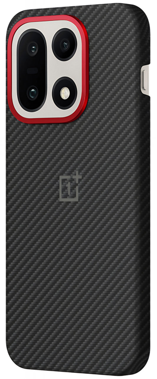 Hülle für OnePlus 15, Aramidfaser Magnetisch, Schwarz 5431102021