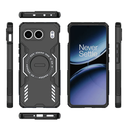 MagSafe-Hülle für OnePlus Nord 4, Techsuit, ArmorMag, Schwarz
