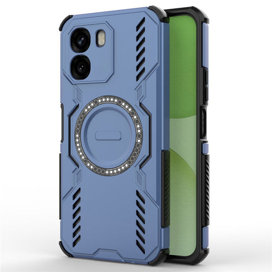 MagSafe Hülle für Oppo A6 4G, Techsuit, ArmorMag, Blau