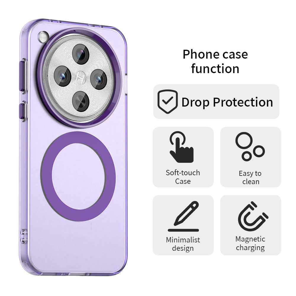 MagSafe Case for Oppo Find X8 Pro, Techsuit, CandyCase, Purple