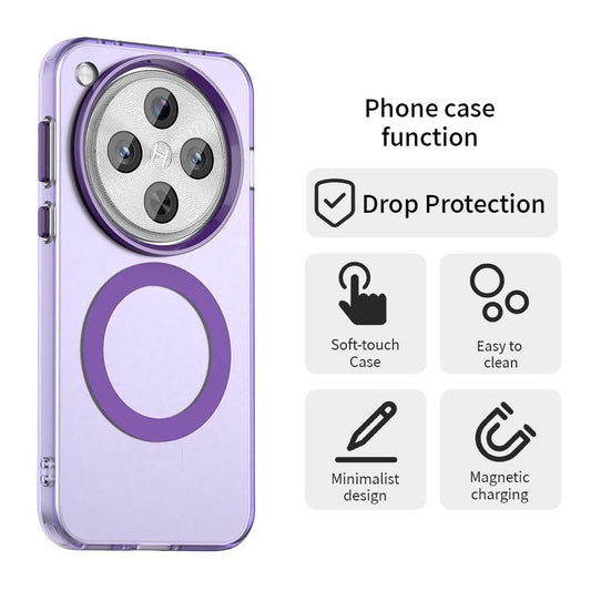 MagSafe-Hülle für Oppo Find X8 Pro, Techsuit, CandyCase, Lila