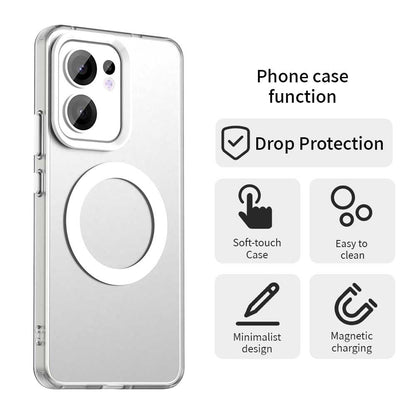 MagSafe Case for Oppo Reno13 FS 5G / Reno13 F 4G / Reno13 F, Techsuit, CandyCase, White