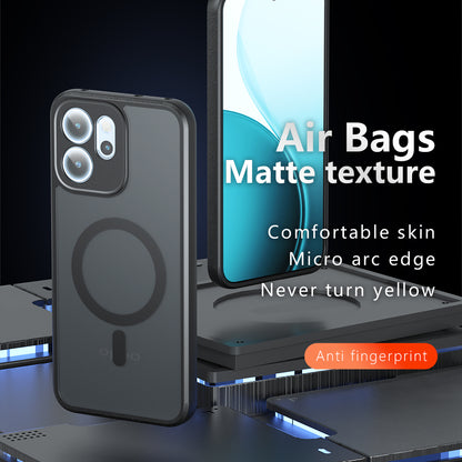 MagSafe-Hülle für Oppo Reno14 FS 5G / Reno14 F, Techsuit, PureFrost, Satin Schwarz