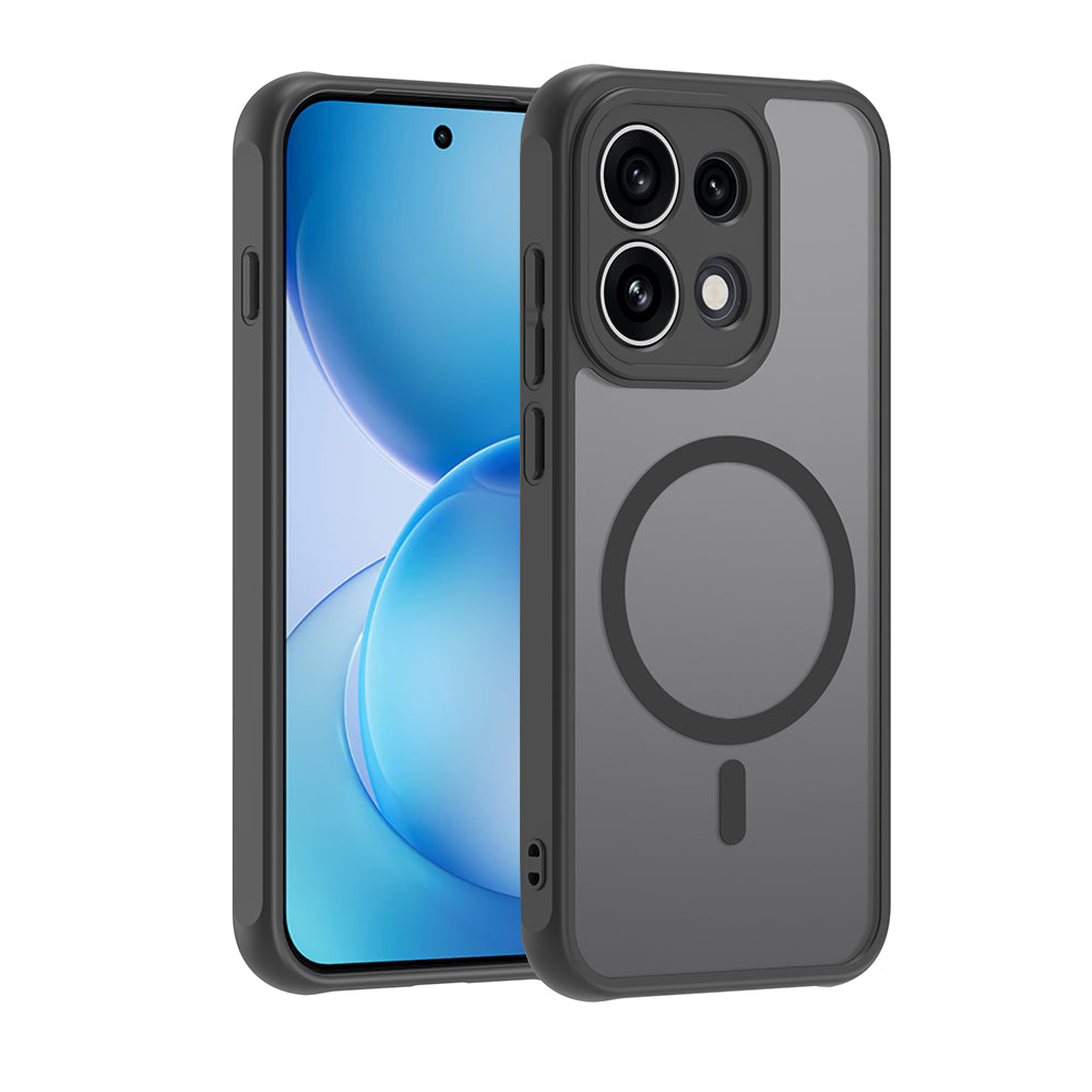 MagSafe Case for Oppo Reno16 Pro, Techsuit, HaloFrost II, Black