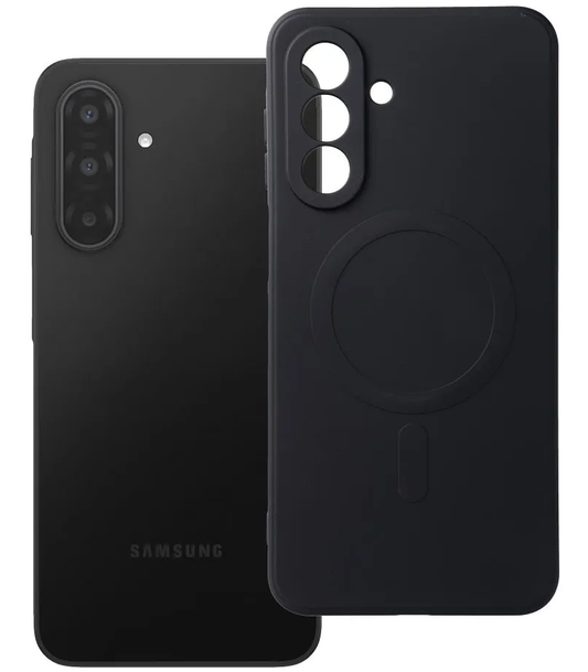 MagSafe-Hülle für Samsung Galaxy A17 4G / A17 5G, OEM, Silicone Mag, Schwarz