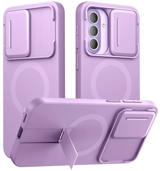 MagSafe-Hülle für Samsung Galaxy A57 5G, Tech-Protect, Kevlar Aura, Violett