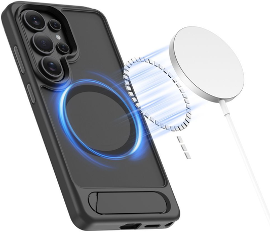 MagSafe Case for Samsung Galaxy S26 Ultra S948, Tech-Protect, Magrack, Matte Black