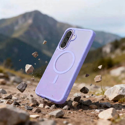 MagSafe-Hülle für Samsung Galaxy A57 5G, Tech-Protect, Magmat, Matt Lila