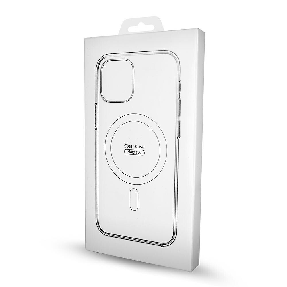 MagSafe-Hülle für Samsung Galaxy S24 S921, OEM, 1800 Gauss, Transparent
