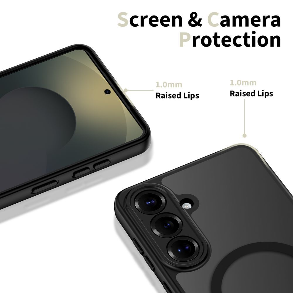 MagSafe Case for Samsung Galaxy S26 S942, Tech-Protect, BasicMag, Matte Black