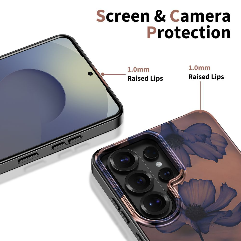 MagSafe Hülle für Samsung Galaxy S26 Ultra S948, Tech-Protect, Lamano Velvet Night, Schwarz