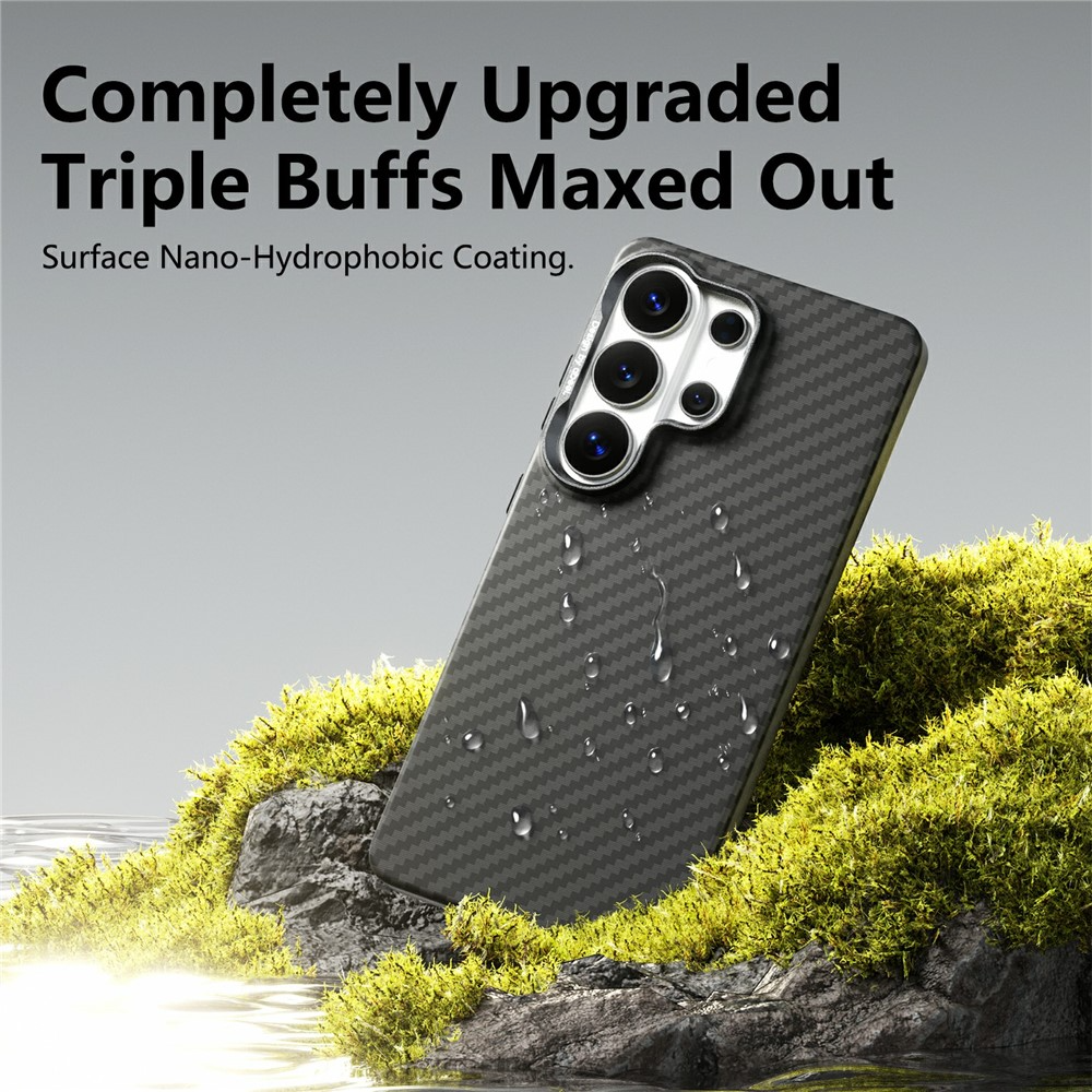MagSafe-Hülle für Samsung Galaxy S26 Ultra S948, Abeei, Carbon, Schwarz